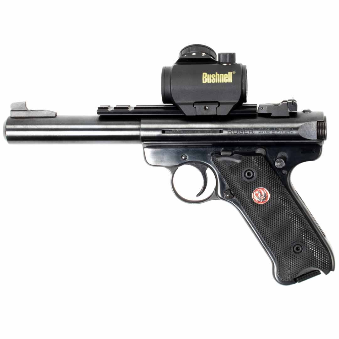 RUGER MARK III TARGET + BUSHNELL RED DOT .22 lr